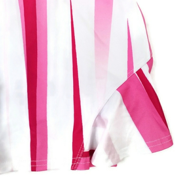 Bolle High Performance Pink White Stripe Athletic Skirt W/Shorts Womens Medium - Picture 9 of 14